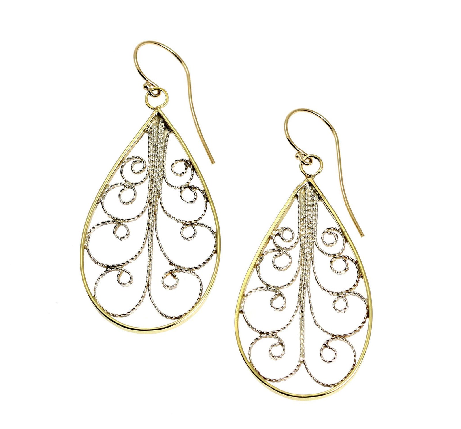 Nob Hill Filigree Earrings Collection | John S Brana Jewelry - JSB