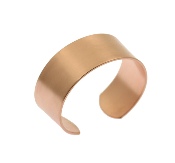 BUY Shop 1 Inch Wide Men's Brushed Copper Cuff Bracelet | John S Brana